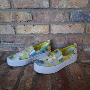 SPERRY CREST TWIN GORE "TOKYO NIGHTS" SLIP ON SNEAKERS SIZE 7.5